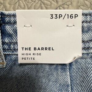 LOFT The Barrel High Rise Petite Jeans